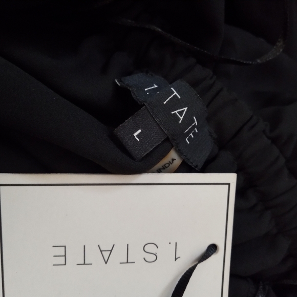 🆕⭐1 STATE for Revolve black strapless tiered midi dress - Picture 9 of 11